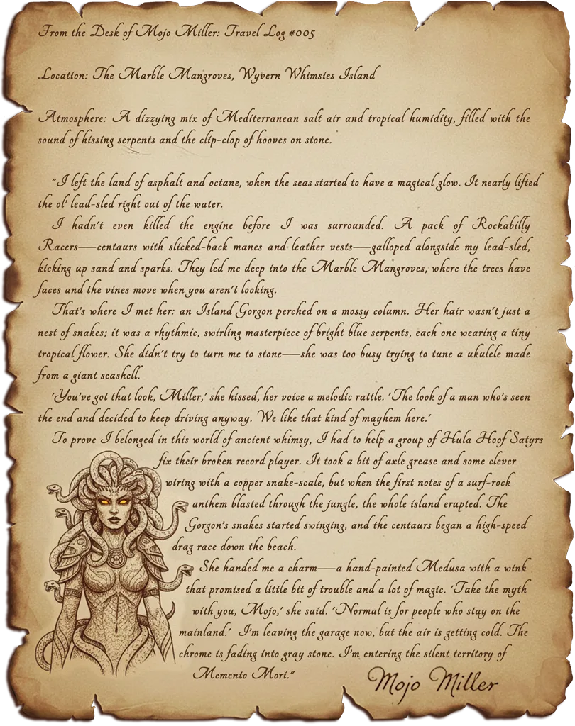 Wyvern's Whimsies Island field notes