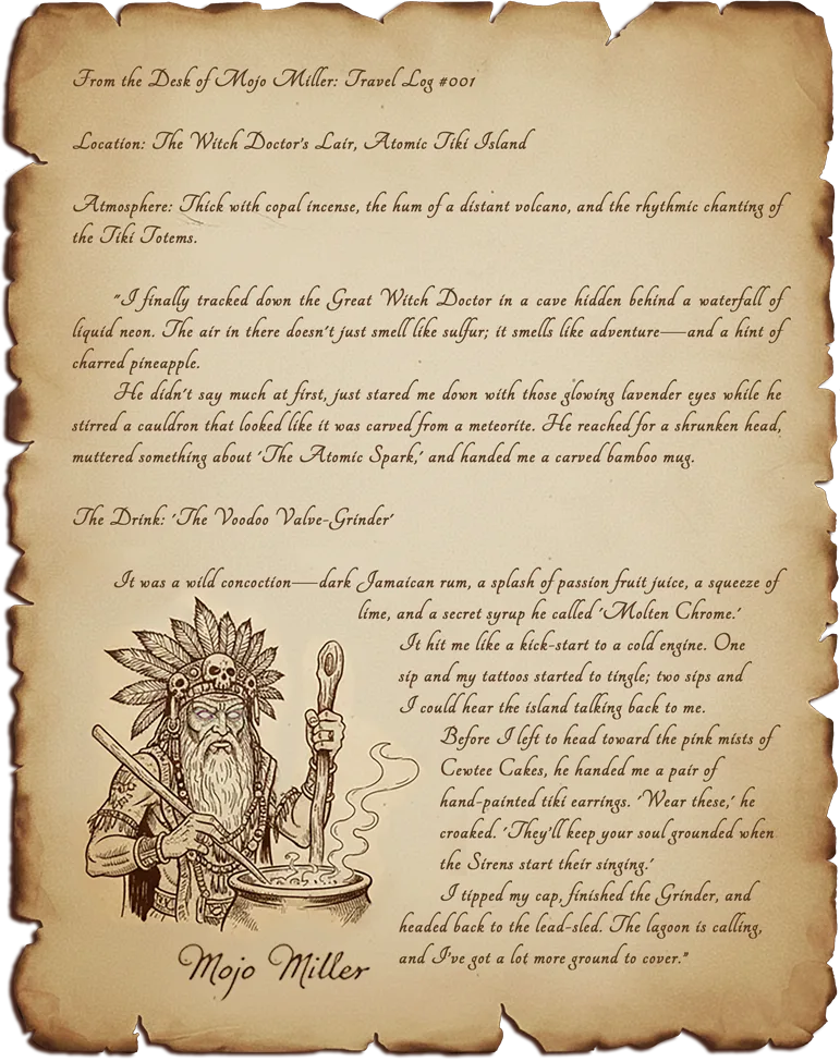 Atomic Tikis Island field notes